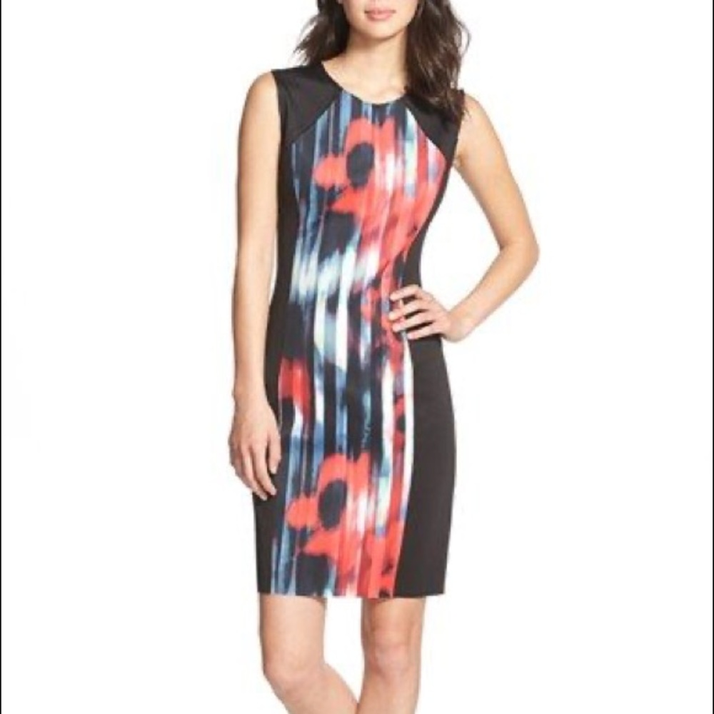 💖 NWT T by Tahari Scuba Midi Dress 💖